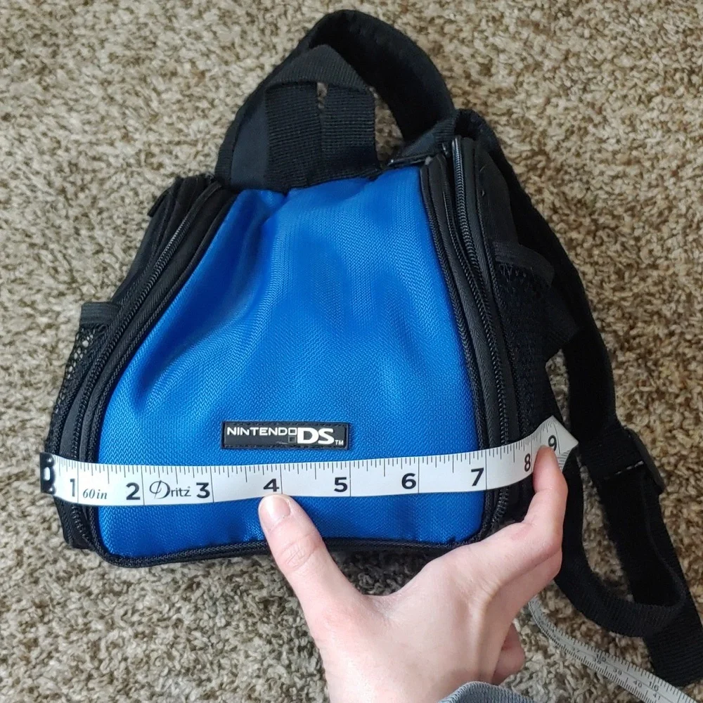 Nintendo DS Blue Mini Backpack Carrying Case